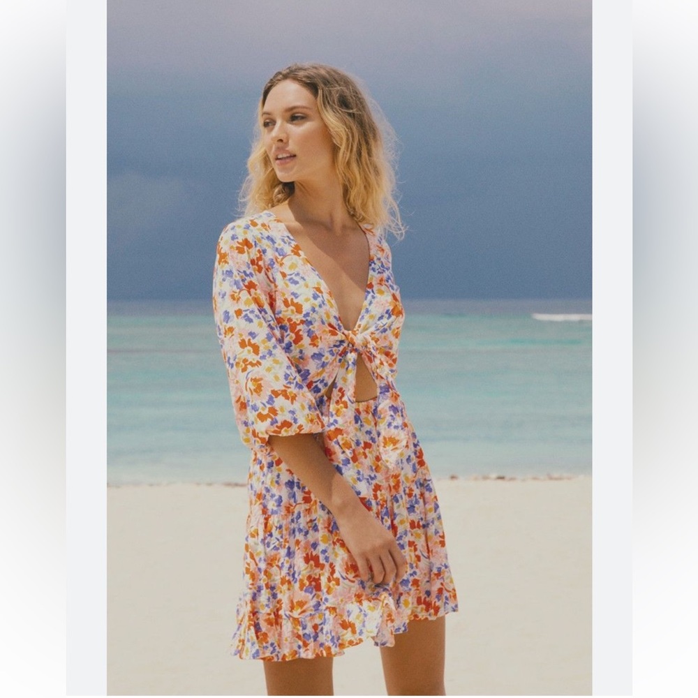 L*Space Flowers Forever Stay Golden Dress